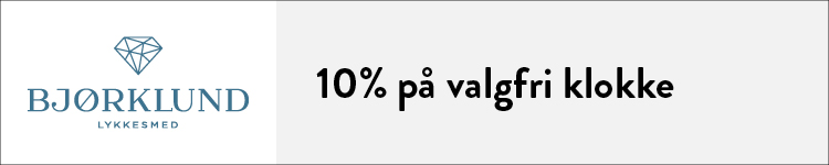 Bjørklund: 10% på valgfri klokke