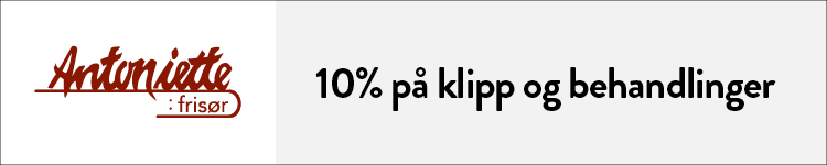 Studenttilbud Antoinette Frisør: 10% på klipp og behandlinger
