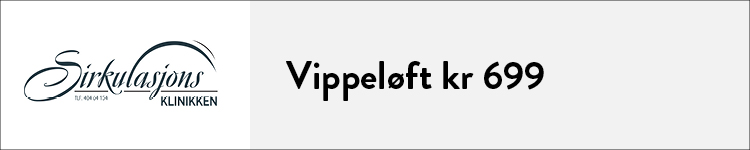 Studenttilbud Sirkulasjonsklinikken: Vippeløft kr 690